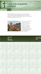 Mobile Screenshot of earlsfieldbaptist.org.uk